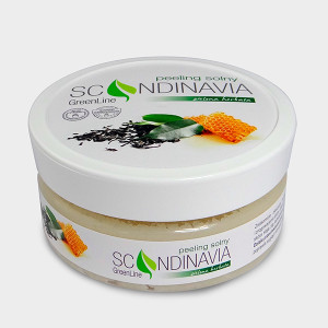 Peeling solny zielona herbata