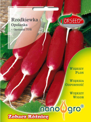 Nasiona Rzodkiewka (do upr.pod osł.i w polu) Opolanka NANO- Torseed