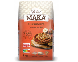 Mąka pszenna typ 500 1kg - Tota, Uszkodzone opakowanie, bez ubytku