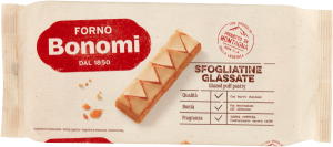Ciastka Sfogliatine Glassate 135g - Bonomi
