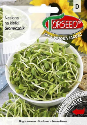 Słonecznik ogrodowy, nasiona na kiełki 20g - Torseed