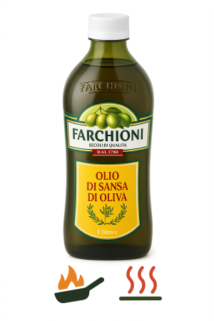 Oliwa z oliwek do smażenia plastikowa butelka Sansa 1l - Farchioni