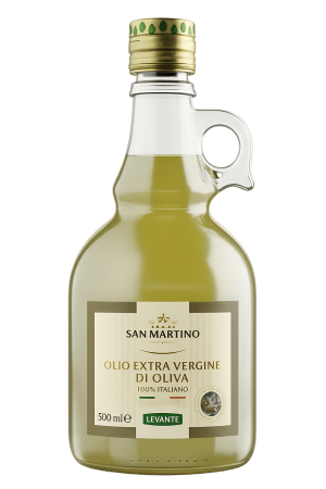 Oliwa z oliwek extra virgin niefiltrowana z pierwszego tłoczenia San Martino 500ml - Levante