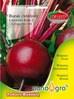 Nasiona Burak ćwikłowy Czerwona Kula 2 NANO- Torseed