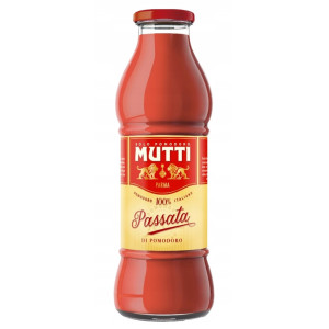 Passata pomidorowa 700 g - Mutti, Uszkodzona etykieta