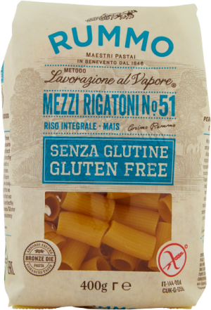 Makaron Mezzi Rigatoni senza glutine n51 400g - Rummo
