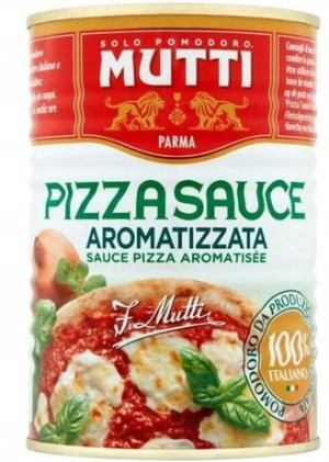 Sos z ziołami do pizzy Aromattizatta 4100g - Mutti, pogniecziona puszka