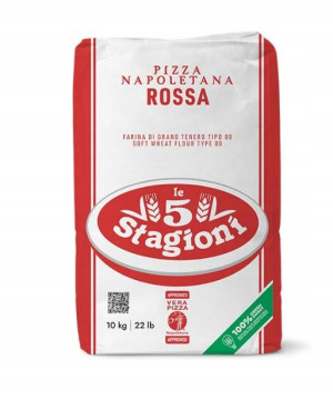 Mąka na pizzę Napoletana Rossa type 00 10kg - 5 Stagioni