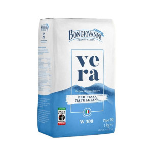 Mąka z pszenicy miękkiej Vera W300 1kg - Bongiovanni, Uszkodzone opakowanie, bez ubytku