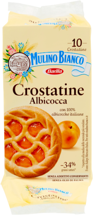 Ciastka z nadzieniem Crostatine Albicocca 400g - Mulino Bianco