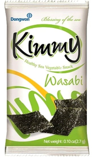 Algi Nori snack prażone o smaku Wasabi 2,7g - Dongwon