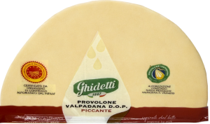 Ser Provolone Valpadana PDO pikantny, półksiężyc 200g - Ghidetti