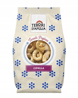 Taralli Gusto Cipolla 400g - Tesori d'Apulia