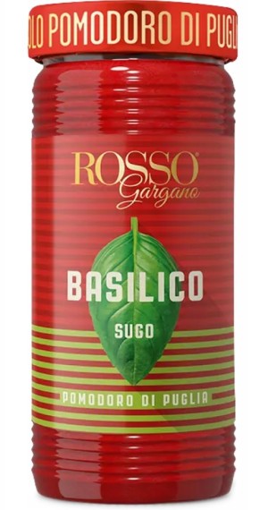 Sos pomidorowy z bazylią Sugo Basilico 290g - Rosso Gargano