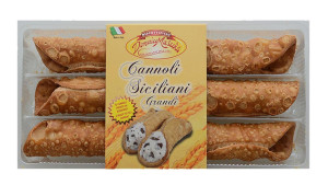 Ciastka rurki Cannoli Siciliani 160g - Domenico Mascolo, Towar pokruszony