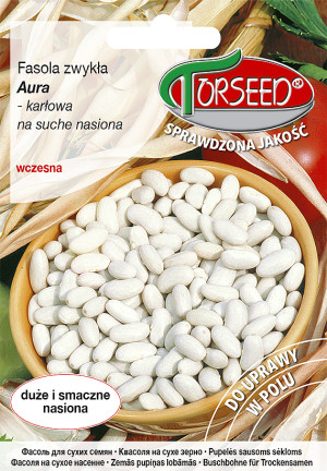 Nasiona Fasola karłowa na suche nasiona Aura 50g - Torseed