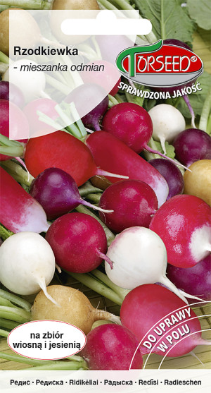 Nasiona Rzodkiewka mieszanka odmian 10g - Torseed