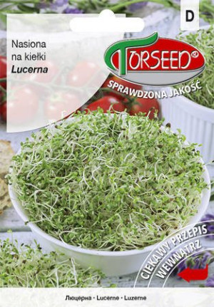 Lucerna, nasiona na kiełki 20g - Torseed