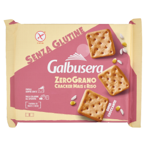 Bezglutenowe krakersy zerograno  320g - Galbusera