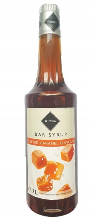 Syrop barmański słony karmel 700ml - Rioba