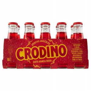 Napój Gusto Arancia Rossa 10x100ml - Crodino aperitif, Uszkodzone opakowanie