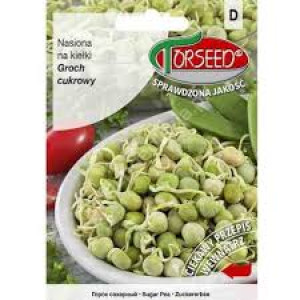 Nasiona na kiełki Groch cukrowy, 50g - Torseed