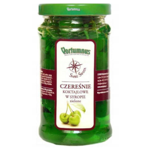 Czereśnie koktaljowe zielone 420g - Vortumnus
