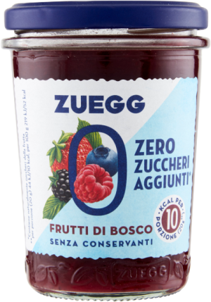 Konfitura z owoców leśnych bez cukru 220g - Zuegg