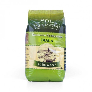 Sól kamienna jodowana 1kg - Kłodawska