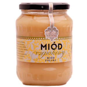 Miód rzepakowy 700ml/1kg - Schronisko Bukowina, Krótki termin