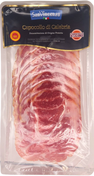 Capocollo di Calabria DOP w plastrach 80g - San Vincenzo