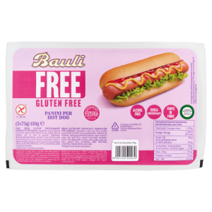 Bułki bezglutenowe Hot Dog 2x75g - Bauli