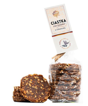 Ciastka owsiane z czekoladą 180g - Schronisko Bukowina