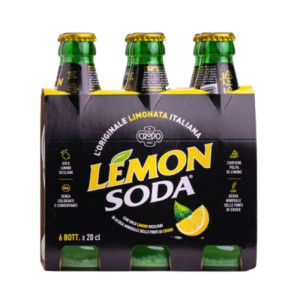 Włoski napój cytrynowy w butelce zgrzewka 6x200 ml - Lemon Soda