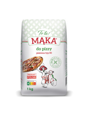 Mąka pszenna na pizze typ 00 1kg - Tota