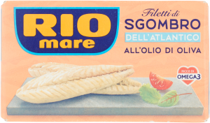 Filetti di sgombro all'olio d'oliva 125 g - Riomare