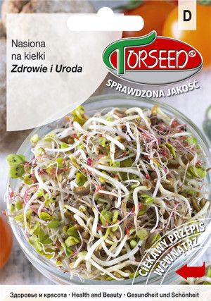 Mieszanka zdrowie i uroda, nasiona na kiełki 15g - Torseed