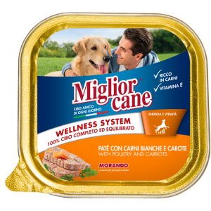 Karma Pate con carni Bianche e carote 150g - Migliorcane