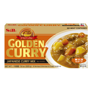 Golden curry łagodne 2x110g - S&B