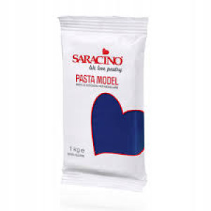 Masa cukrowa do modelowania granatowy - Navy Blue model paste 1kg - Saracino