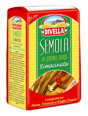 Mąka Semola Rimacinata 1kg - Divella, Uszkodzone opakowanie, bez ubytku