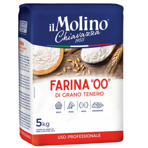 Mąka pszenna TYP "00" grano Tenero 5 kg - Il Molino Chiavazza