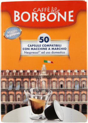 Kawa w kapsułkach 50szt Miscela Nobile Capsule Nespresso - Caffe Borbone