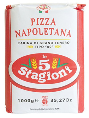 Mąka na pizzę tipo 00 Pizza Napoletana Rossa 1kg - 5 Stagioni, Uszkodzone opakowanie, bez ubytku