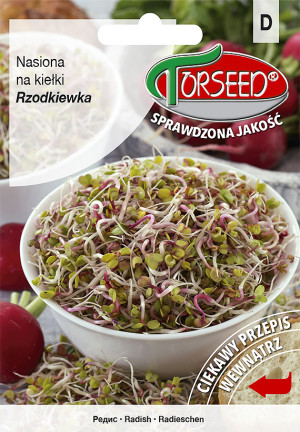 Rzodkiewka, nasiona na kiełki 500g - Torseed