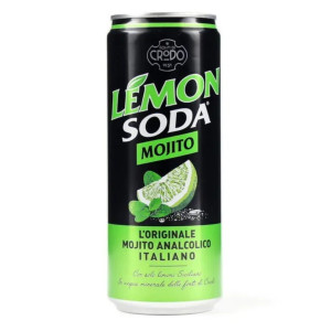 Napój gazowany Lemon Soda Mojito 330ml - Fondi Di Crodo, pogniecziona puszka