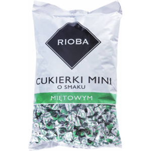 Cukierki mini miętowe 1kg - Rioba
