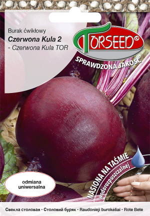 Nasiona Burak ćwikłowy Czerwona Kula 2 TAŚMA 100szt - Torseed