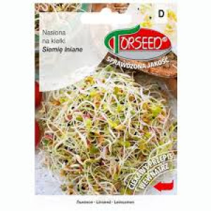 Siemię lniane, nasiona na kiełki 10g - Torseed