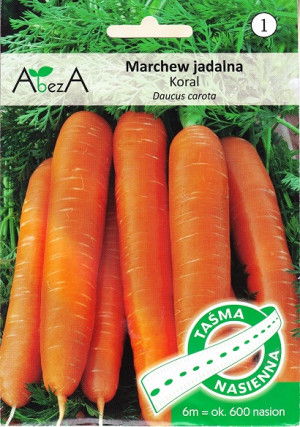 Nasiona Marchew jadalna Koral TAŚMA 10g - Torseed